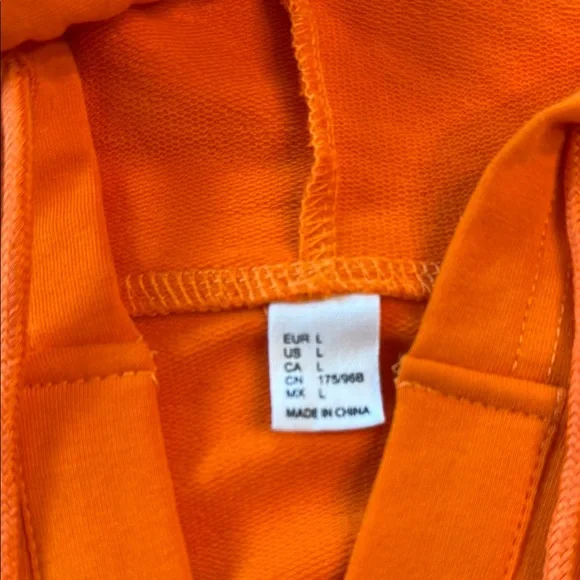 Orange Crop Hoodie Relaxed Fit - Picture 2 of 3